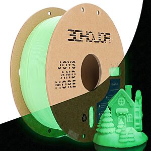 1.75mm 3DHoJor Glow in the Dark PLA 3D Printer Filament 1kg Spool