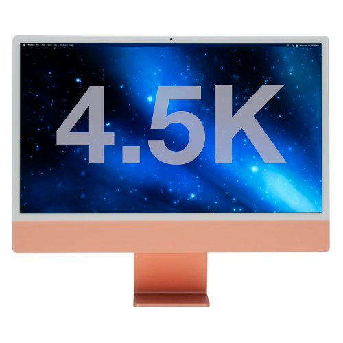 24" iMac 4.5K with M1 8GB RAM, 256GB SSD, Orange