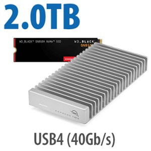 2TB Build-Your-Own Portable USB4/Thunderbolt NVMe SSD Bundle