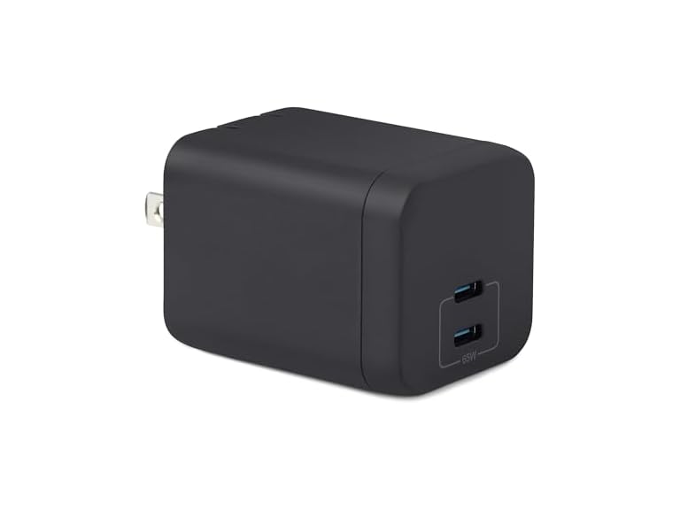Amazon Basics 65W Fast Charging GaN USB-C Wall Charger