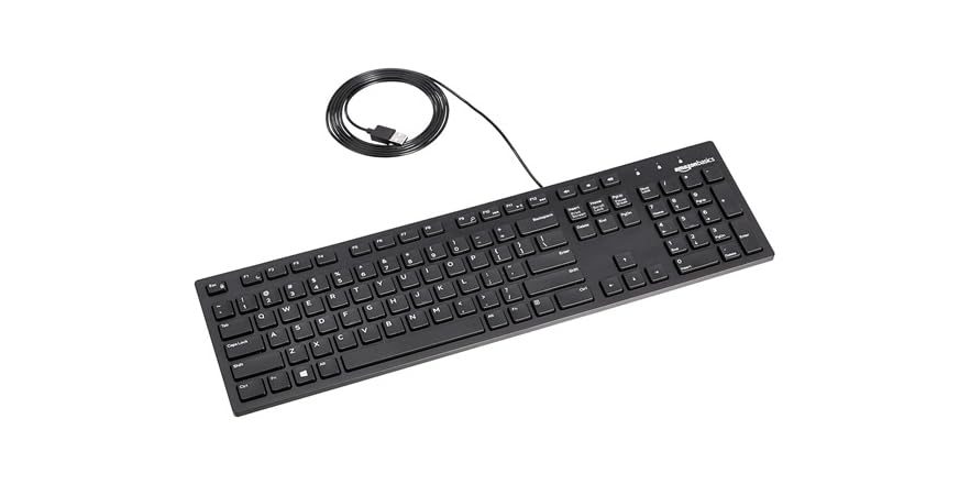 Amazon Basics Wired Keyboard