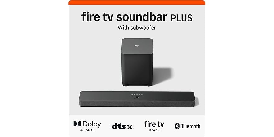 Amazon Fire TV 3.1 Soundbar Plus & Subwoofer