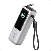 Anker 25000mAh 165W 3-USB-C Ports Laptop Power Bank with Built-in Cables