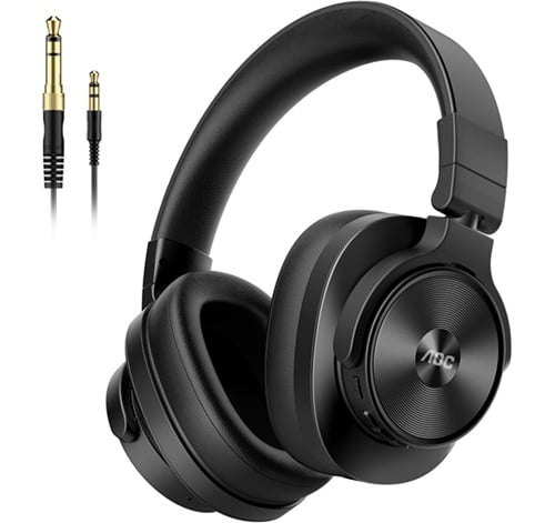 AOC Wired Over Ear Studio Monitor Headphones