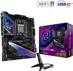 ASRock X870E NOVA WIFI AM5 AMD X870E ATX Motherboard