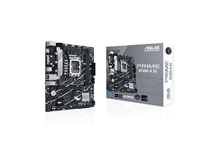 ASUS Prime B760M-K D4 Micro-ATX Motherboard