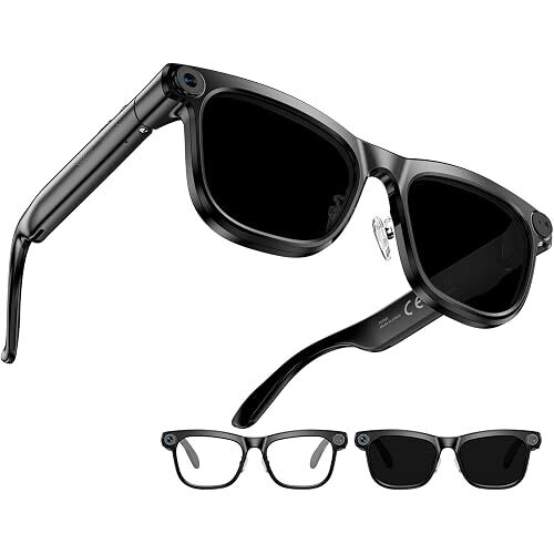 Bapick 8MP HD Camera AI Smart Glasses