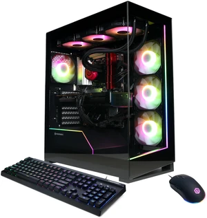 CyberpowerPC Gaming Desktop PC GM70929 AMD Ryzen 7 9800X3D 32GB DDR5 2TB