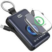 Dicynus 10000mAh 22.5W Power Bank with Cables & Apple iWatch Charger