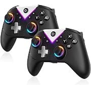 Dinosoo Nintendo Switch 2/1 1000mAh Rechargeable RGB Wireless Controller