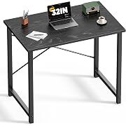 DUMOS 32" Home Office Desk with X-Shaped Reinforcement