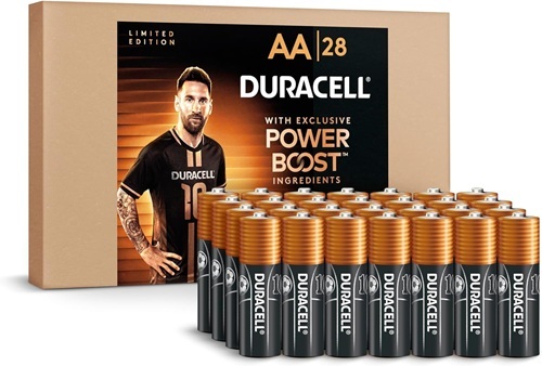 Duracell x Messi Limited Edition Coppertop AA Batteries (28-Count)