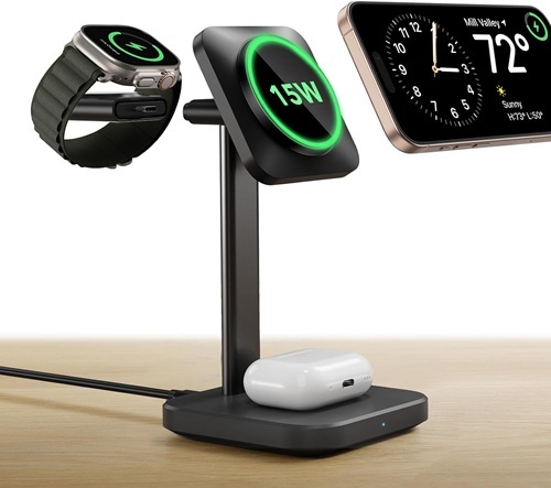 ESR 3-in-1 15W Magsafe Wireless Charging Station