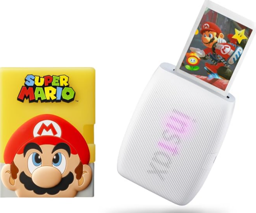 Fujifilm Instax Mini Link 3 Super Mario Smartphone Printer + Silicone Case