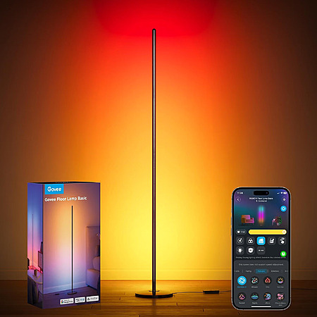 Govee RGBIC LED Corner Floor Lamp (Black)
