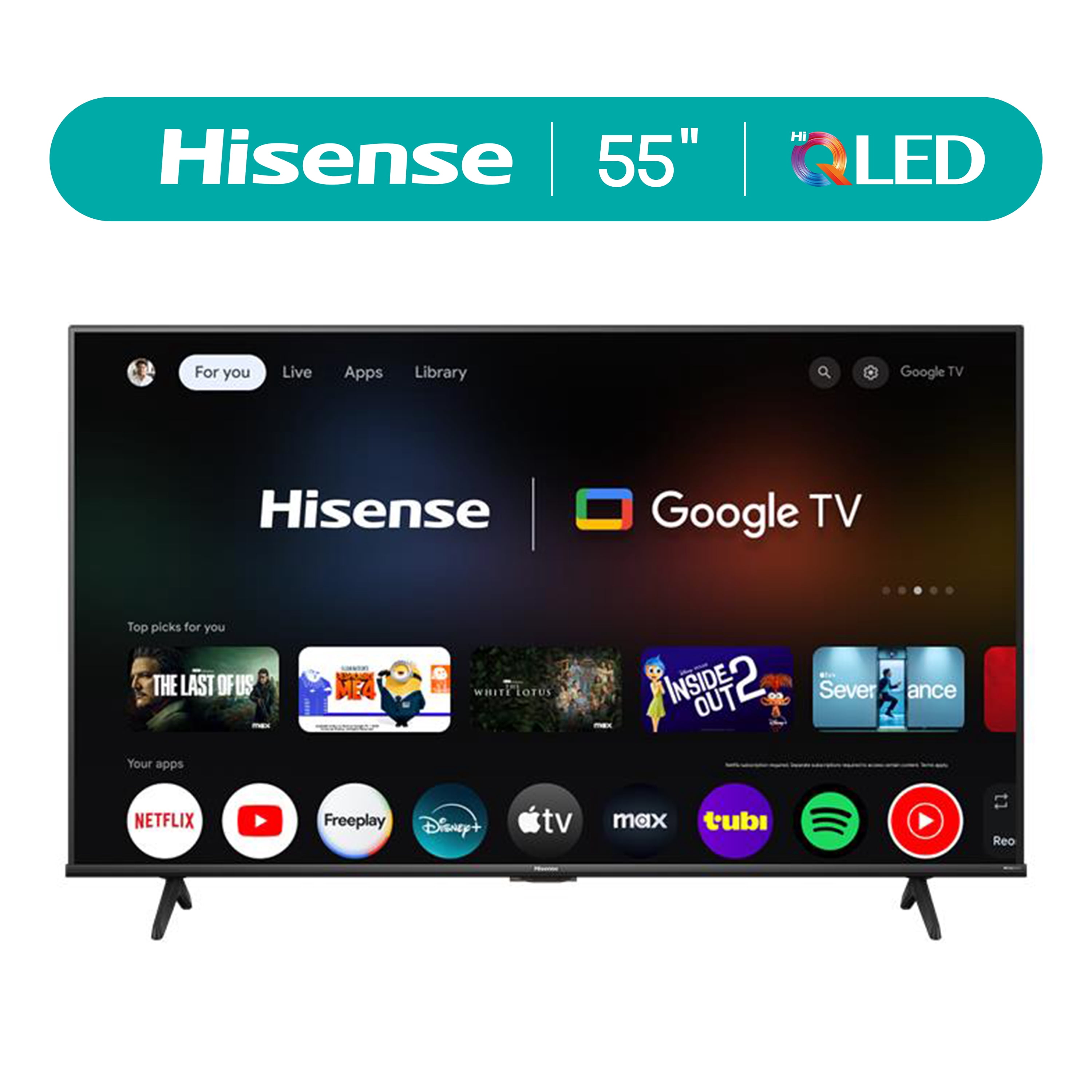 Hisense 55-Inch Class QD6030G Series QLED Google Smart TV