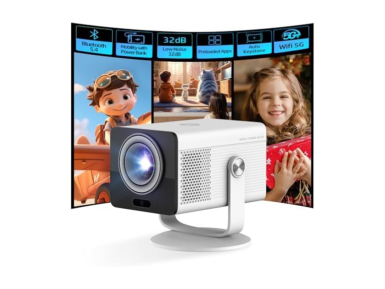 HP MC400 Portable HD Projector, WiFi , Bluetooth