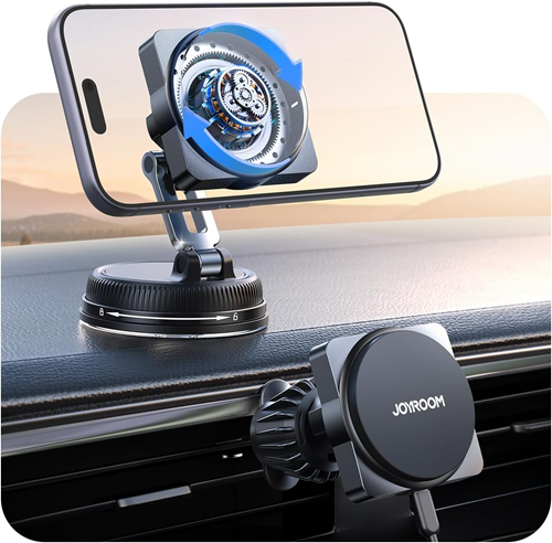 Joyroom 15W MagSafe 360-Rotation Wireless Car Charger