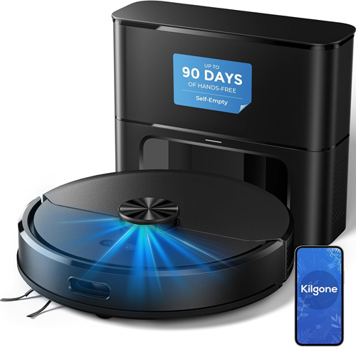 Kilgone 2-in-1 150min Runtime Rechargeable Battery Self-Docking LiDAR
