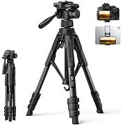 Lamicall 67" Camera Tripod with Rapid Leg Deployment