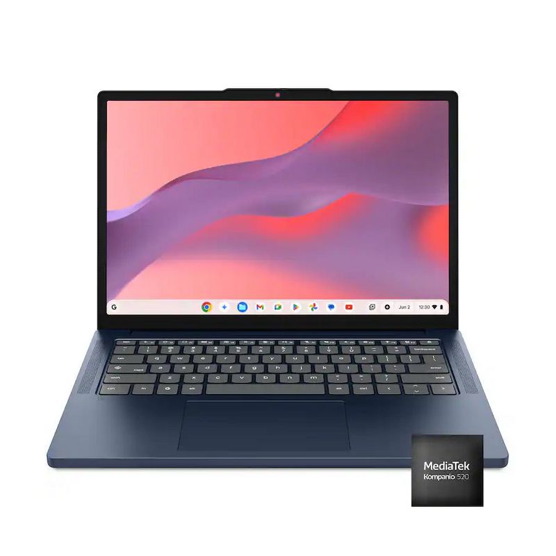 Lenovo IdeaPad Slim3 14" Chromebook 2K Touchscreen Laptop MediaTek