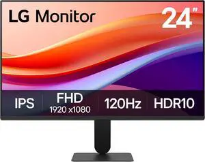 LG 24" Full HD 120Hz IPS 1ms Motion Blur Reduction(MBR) HDR10 Computer