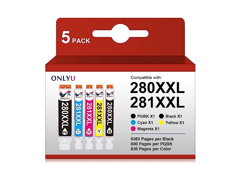 ONLYU 280XXL 281XXL Ink Cartridges