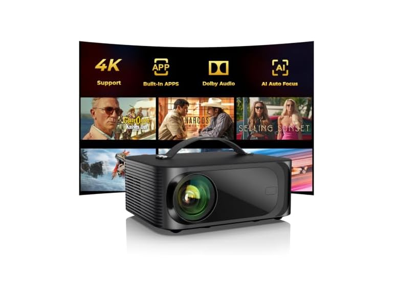ONOAYO 4K Outdoor Projector