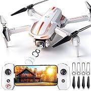 Pallton X80 1080p Camera Foldable Mini Drone Kit with 2x Batteries