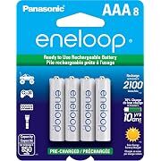 Panasonic Eneloop AAA 2100 Cycle Ni-MH Pre-Charged Rechargeable Batteries