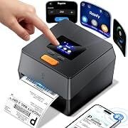 Phomemo D420D 4x6 Bluetooth Thermal Label Printer with Built-in Label Bin
