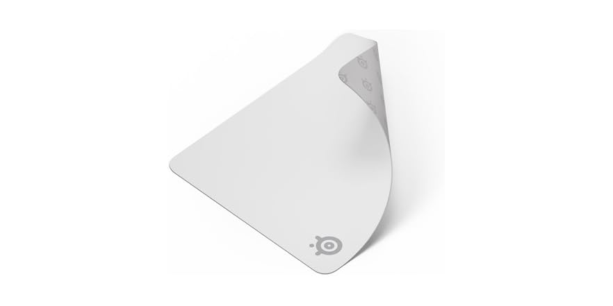 QcK Large Gaming Mousepad White
