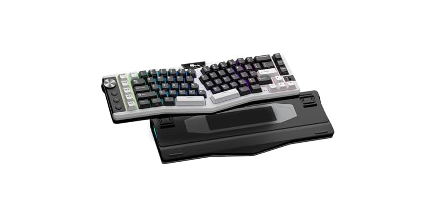 RK ROYAL KLUDGE A72 Alice Ergonomic Wireless Keyboard