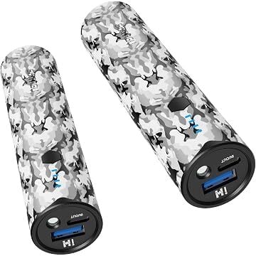 Sixthgu 5,000mAh 15W Portable Mini Power Bank (2-Pack) with LED Flashlight