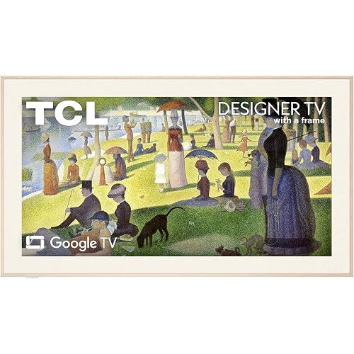 TCL A300L Designer Series 65" 144Hz QLED 4K Picture Frame TV