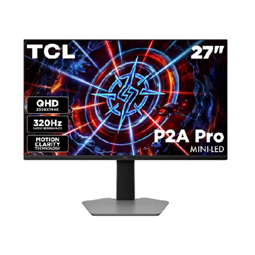 TCL P2A PRO Series 27" 2560x1440 320Hz QHD HDR Mini-LED Gaming Monitor