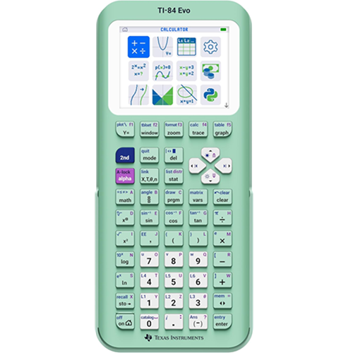 Texas Instruments TI-84 Evo Icon-Based Homescreen Graphing Calculator