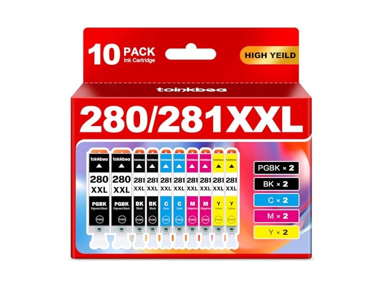 toinkbea Canon 280 281 Ink Cartridges