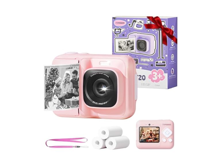 TYPONOS Instant Print Camera for Kids