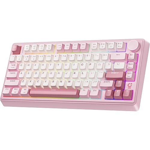 Wegear Compact Gasket Bluetooth Gaming Keyboard with Knob