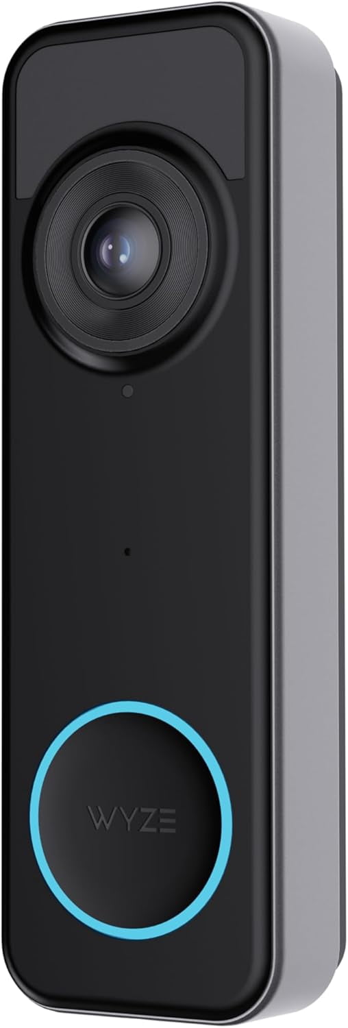 Wyze Battery Video Doorbell Wireless Security Camera, HD Plus, 1 Month Cam