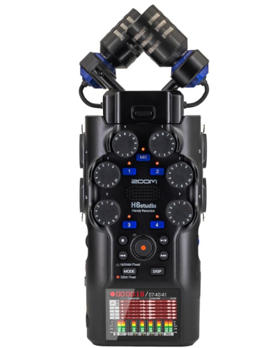 Zoom H6 Studio Handy Recorder for Filmmakers & Musicians